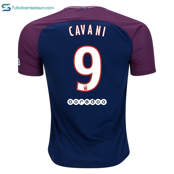 Camiseta Paris Saint Germain 1ª Cavani 2017/18